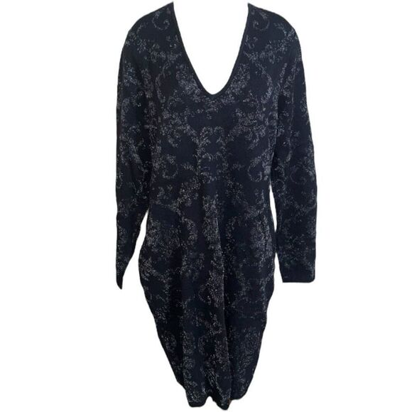 Torrid Black Mini Jacquard Bodycon Dress NWT Sizes: 2XL, 3XL - Picture 9 of 15